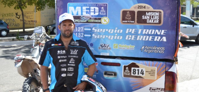 Comienza un nuevo desafío Dakar para Sergio Petrone