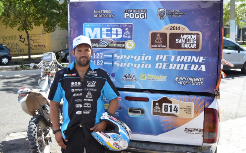 Comienza un nuevo desafío Dakar para Sergio Petrone