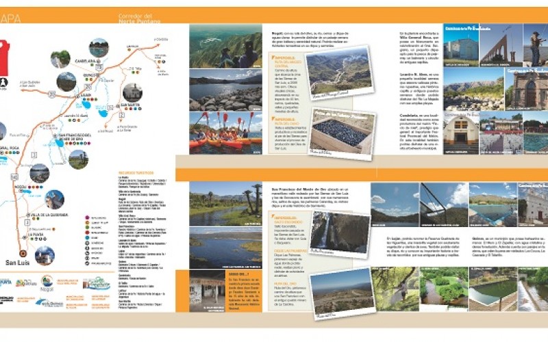 Lanzan folletería turística del Corredor Norte Puntano