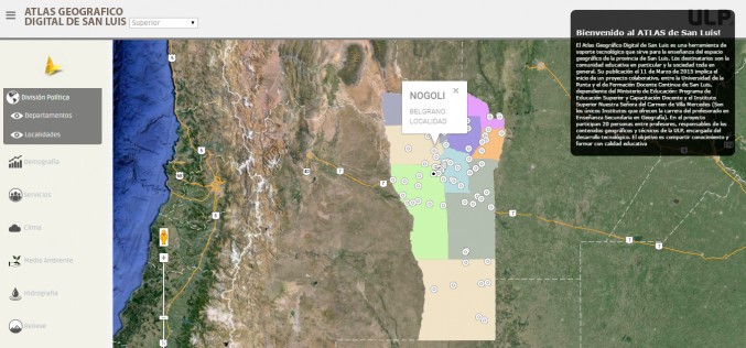 El nuevo Atlas de San Luis ya está online