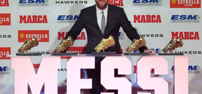 Messi, el único en recibir cinco veces la Bota de Oro: «Nunca imaginé tanto con el fútbol»