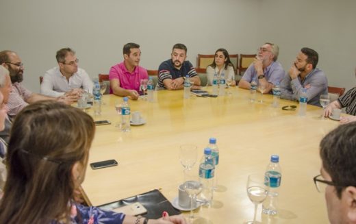 Reunión de AEHGSL y el Ministro de Turismo Sergio Tamayo.