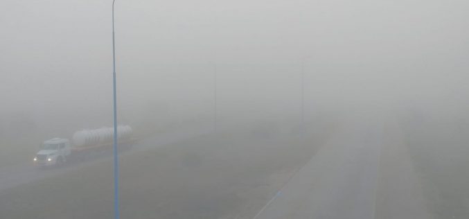 Recomiendan precaución en rutas y autopistas provinciales por niebla y lloviznas