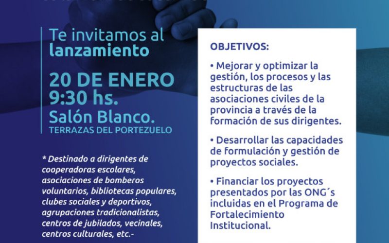 Programa de fortalecimiento a las ONG: regularización permanente y herramientas para un crecimiento sostenido